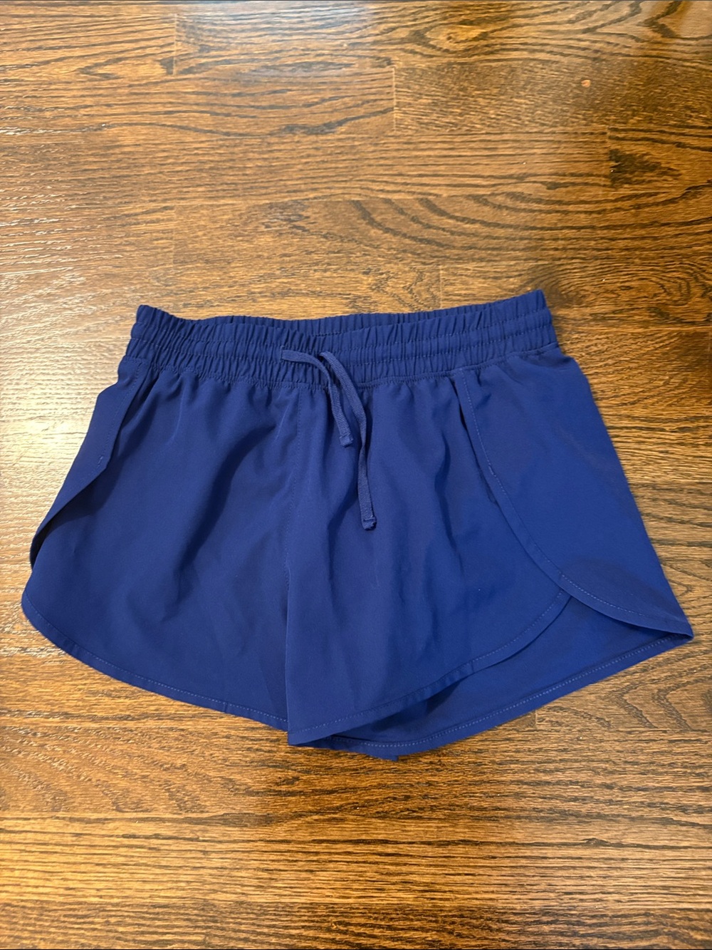 90 Degree By Reflex Deep Blue Athletic Pull-On Shorts